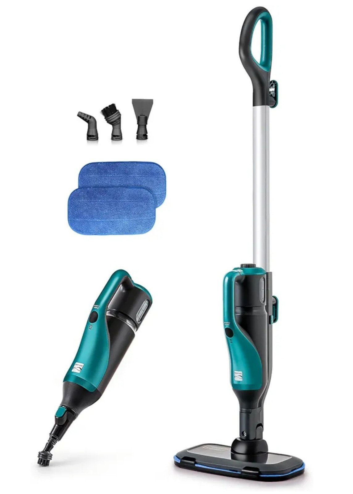 Kenmore SM2050 2-in-1 Steam Mop Hard Floor Cleaner with 2 Modes & 2pcs Washable
