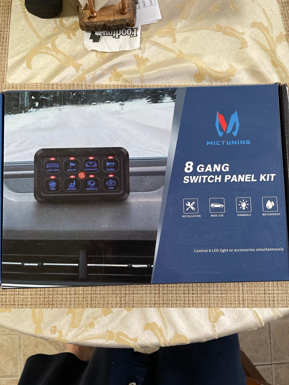 8 Gang switch panel kit for Car or Truck