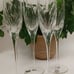 Set of 4 Champagne Flutes Vintage Fostoria San Francisco New