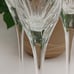 Set of 4 Champagne Flutes Vintage Fostoria San Francisco New