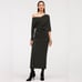NWT Zara Woman Limited Edition Studio Collection Drapped Khaki Green Dress XS