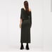 NWT Zara Woman Limited Edition Studio Collection Drapped Khaki Green Dress XS