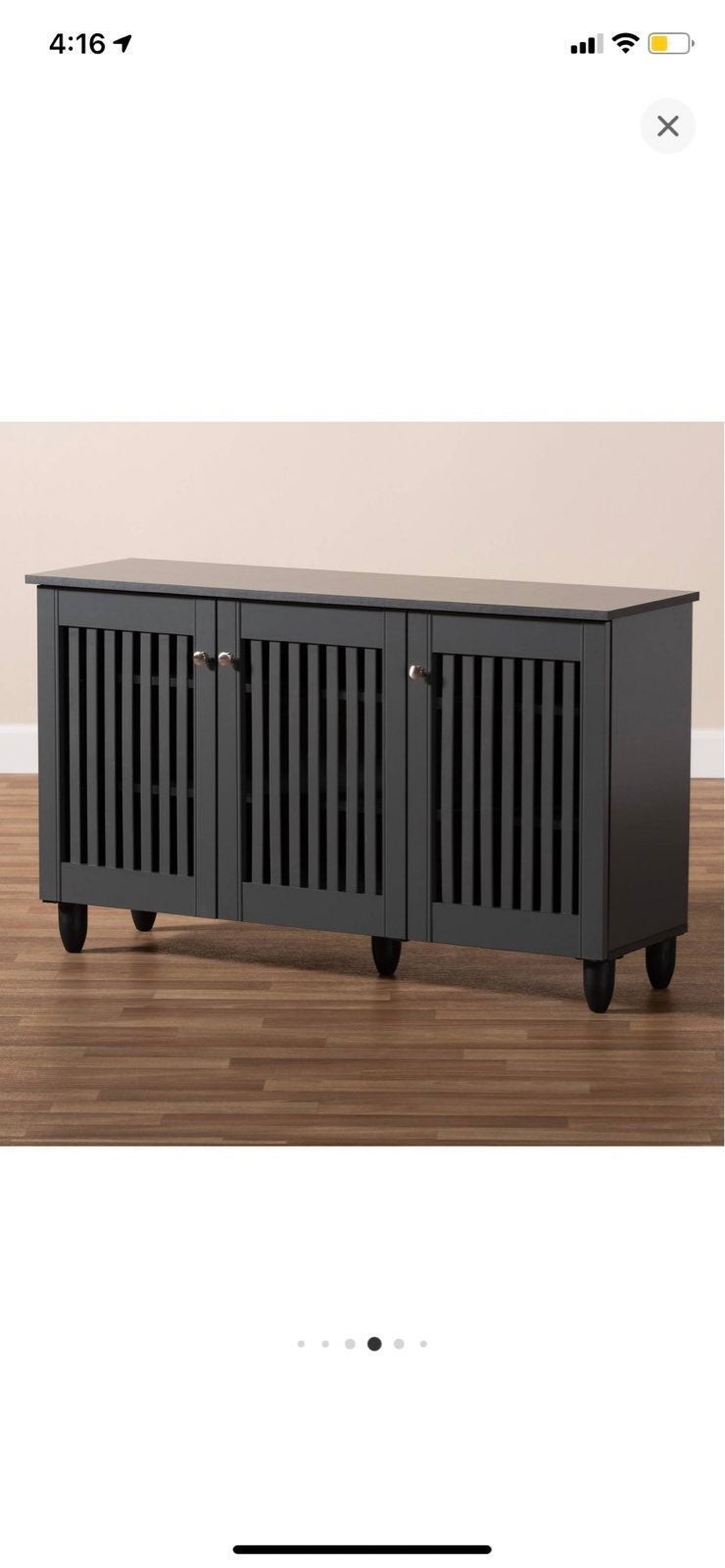 3 Door Fernanda Entryway Shoe Cabinet
