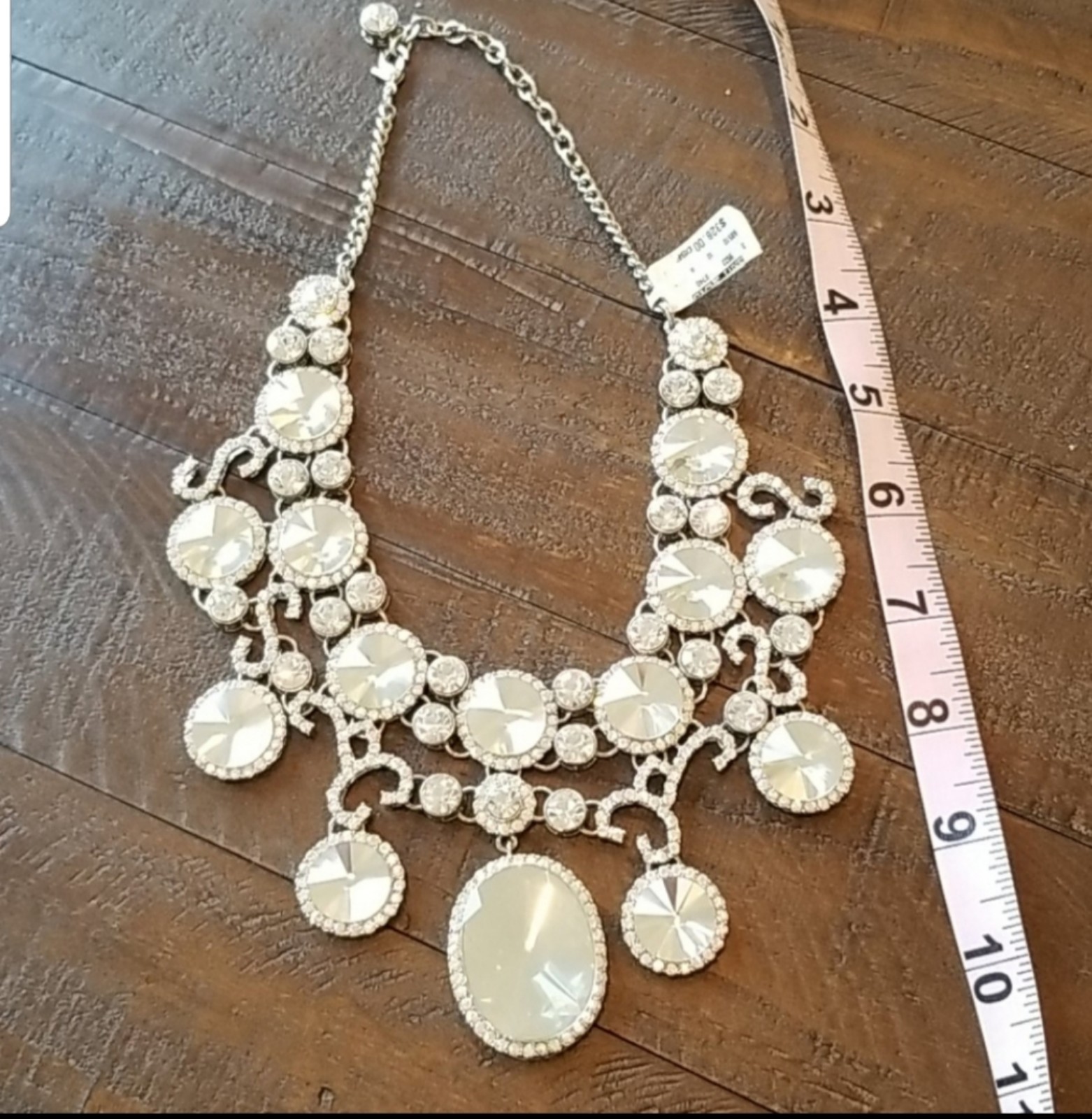 Cache Luxe Mirror Statement Necklace NWT