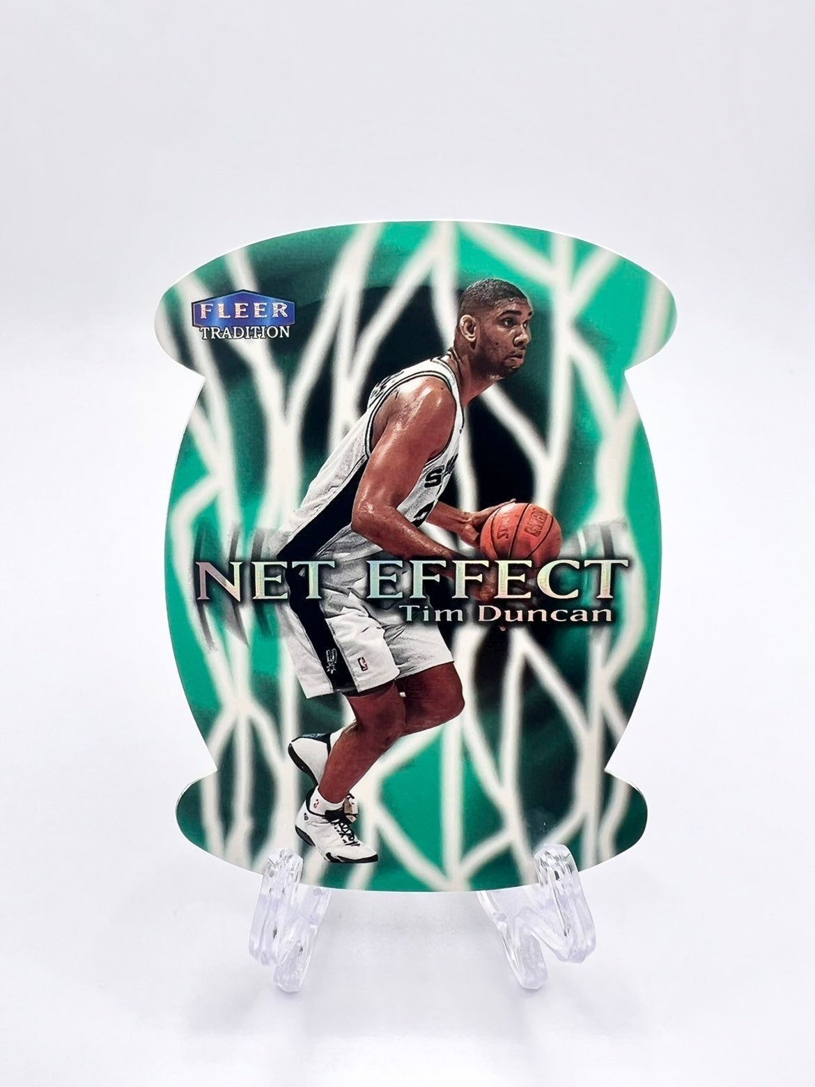 1999 - 2000 Fleer Net Effect Tim Duncan #3/10 DieCut 3D SPURS Rare Low POP