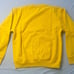 Sporty And Rich Yellow Crewneck Sweatshirt Wellness Spellout Men’s Small NWOT