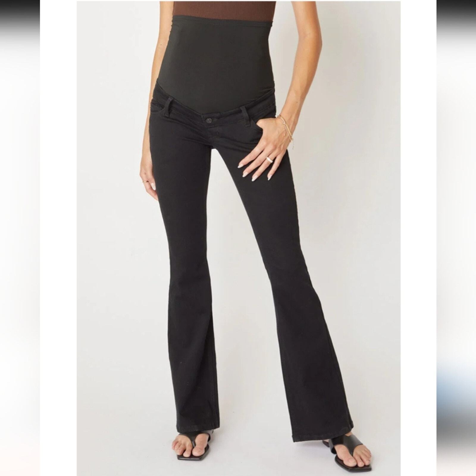 KanCan Maternity NWT Diana Black Flare Bootcut Flare Traditional Jeans 11/29