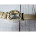 626 Chicos Genuine Leather Band Japan Movement Quartz Brown Marble Ladies Watch