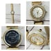 626 Chicos Genuine Leather Band Japan Movement Quartz Brown Marble Ladies Watch