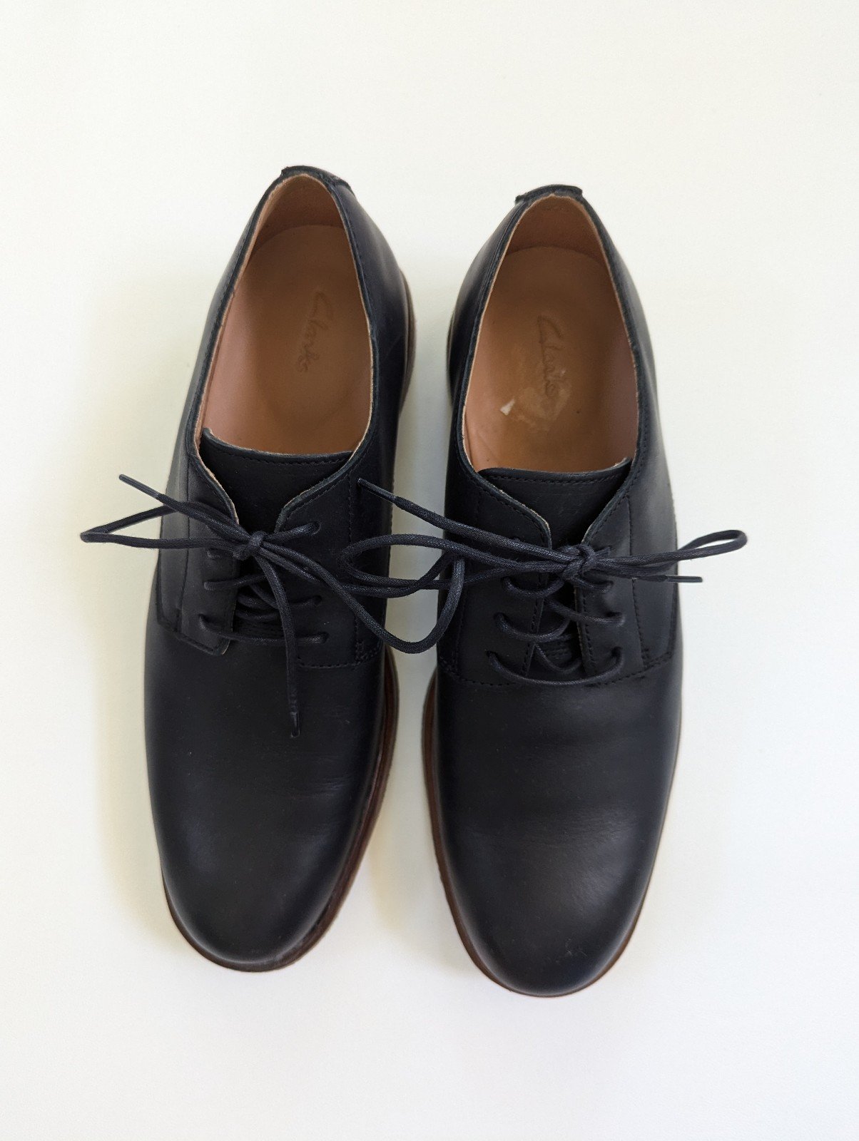 Men's Black Brand New Clarks Clarkdale Moon Shoes Size 10