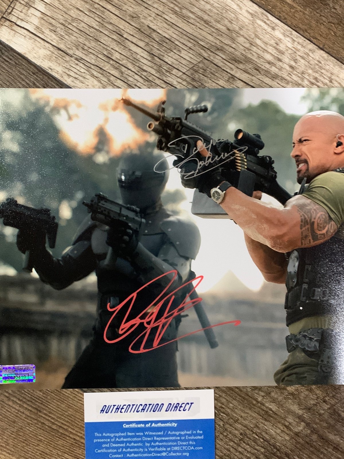 Autographed photo