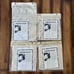 Vintage Handmade Tonga Bark Tapa Cloth Museum Quality Extra Fine Sealed Lot of 4