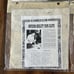 Vintage Handmade Tonga Bark Tapa Cloth Museum Quality Extra Fine Sealed Lot of 4