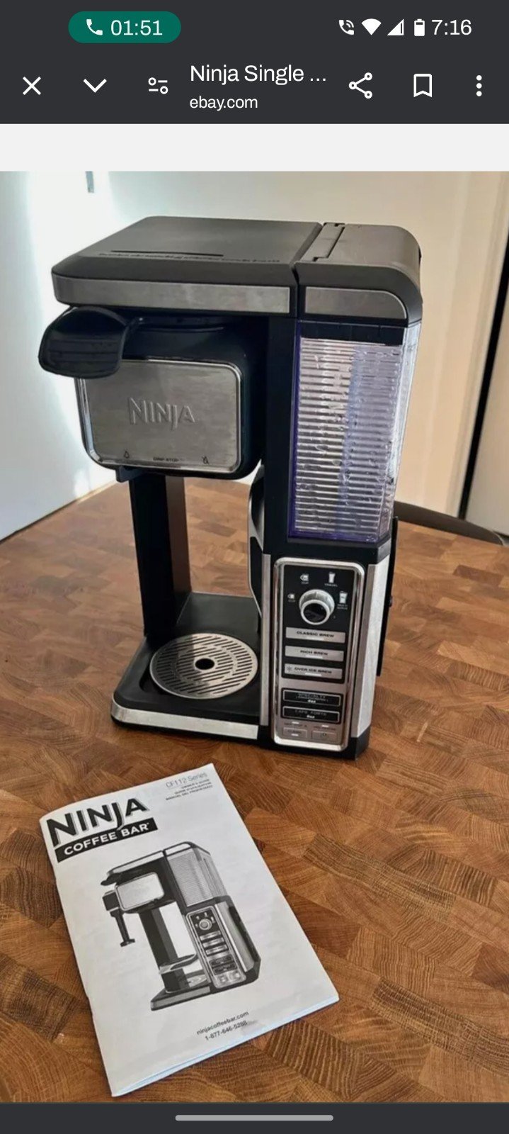 Ninja Coffee Bar Coffee Maker