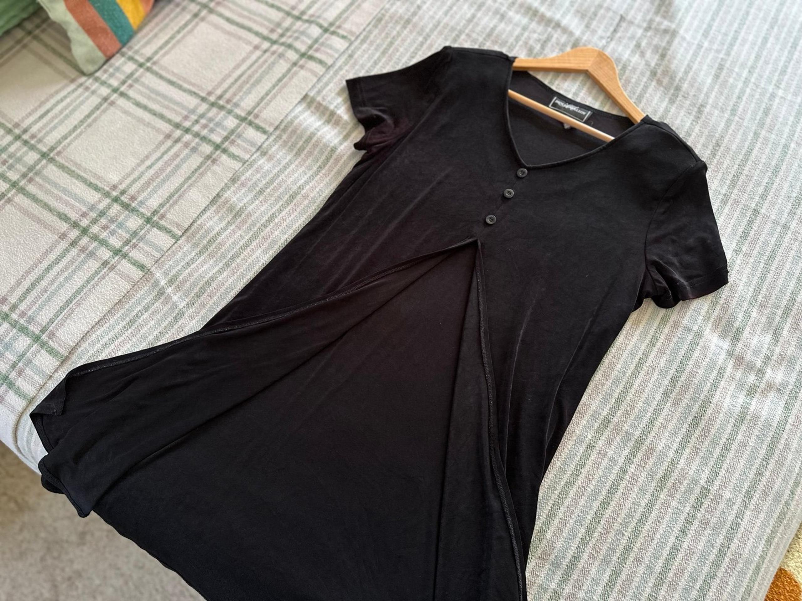 Vintage open front dress shirt