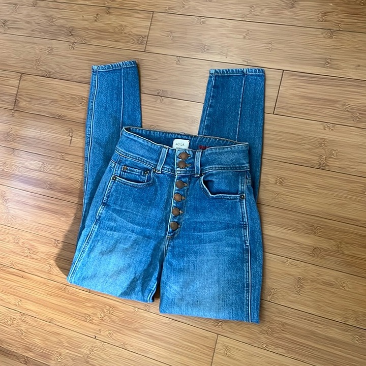 AO.LA Good High Rise Ankle Skinny Jean 25