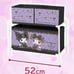Sanrio My Melody Kuromi Midnight Merokuro 2-Tier Storage Shelf