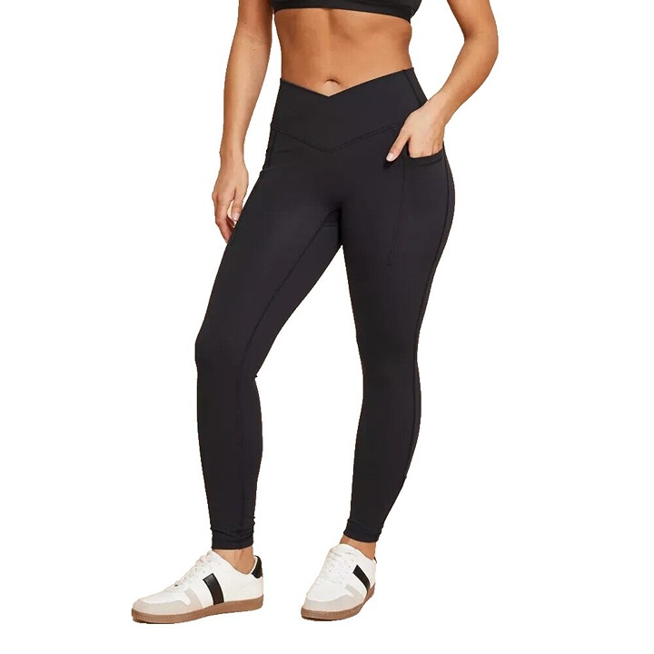 Blogilates Womens Crisscross High-Rise Leggings Small Black