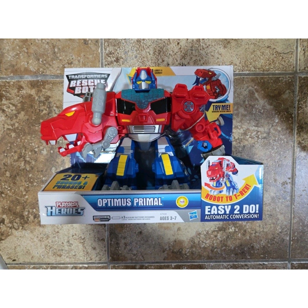 New Transformers Playskool Rescue Bots Optimus Primal 2013