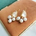Julie Vos Gold Aquitaine Pearl Drop Earrings