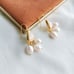 Julie Vos Gold Aquitaine Pearl Drop Earrings