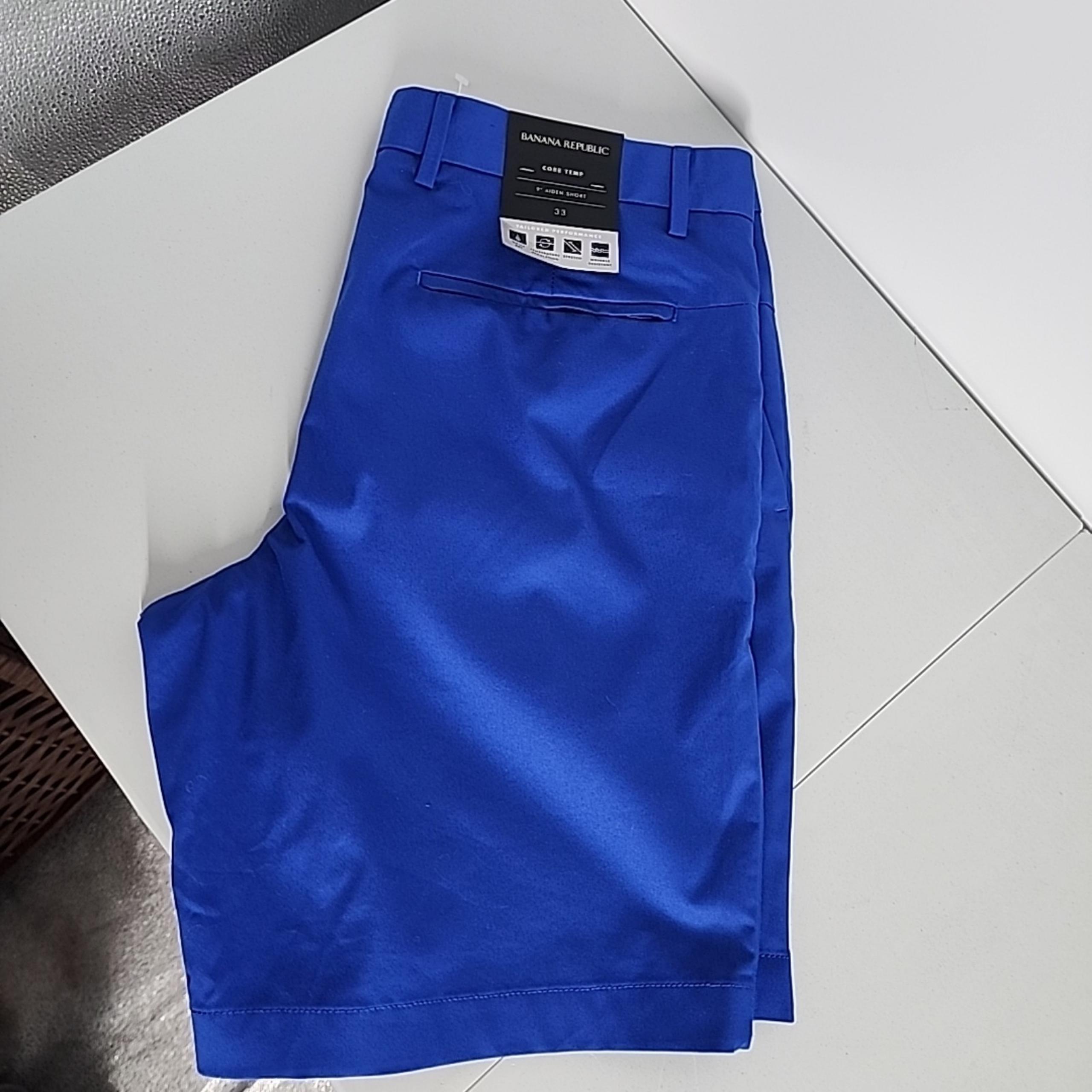 NEW Banana Republic Core Temp 9" Aiden Shorts Men's Size 33 Blue
Quick dry