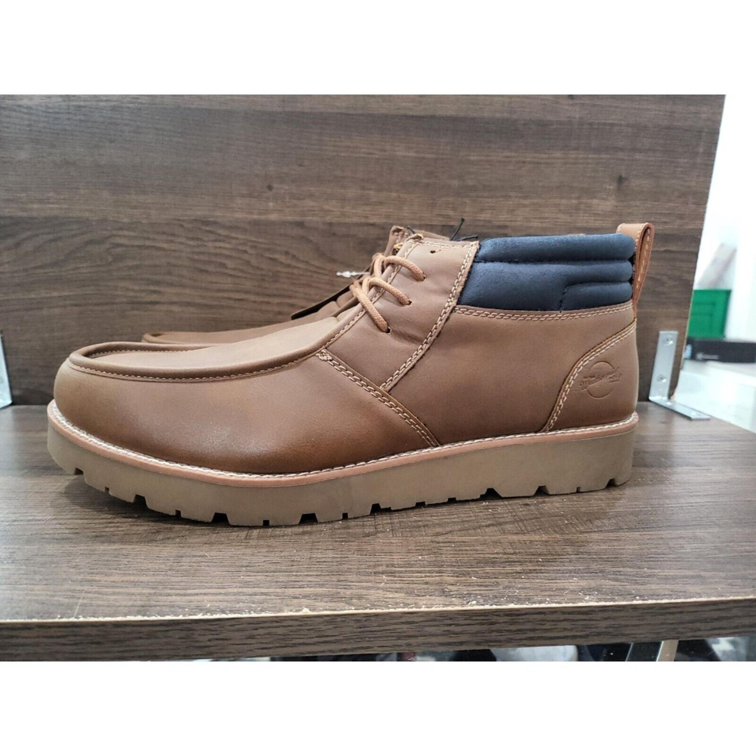 Weatherproof Vintage Men's Faux-Leather Chukka Boot Tan 11M New