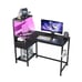Computer Desk Home Office Desk Writing Table Study Workstation with Shelf