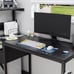 Computer Desk Home Office Desk Writing Table Study Workstation with Shelf