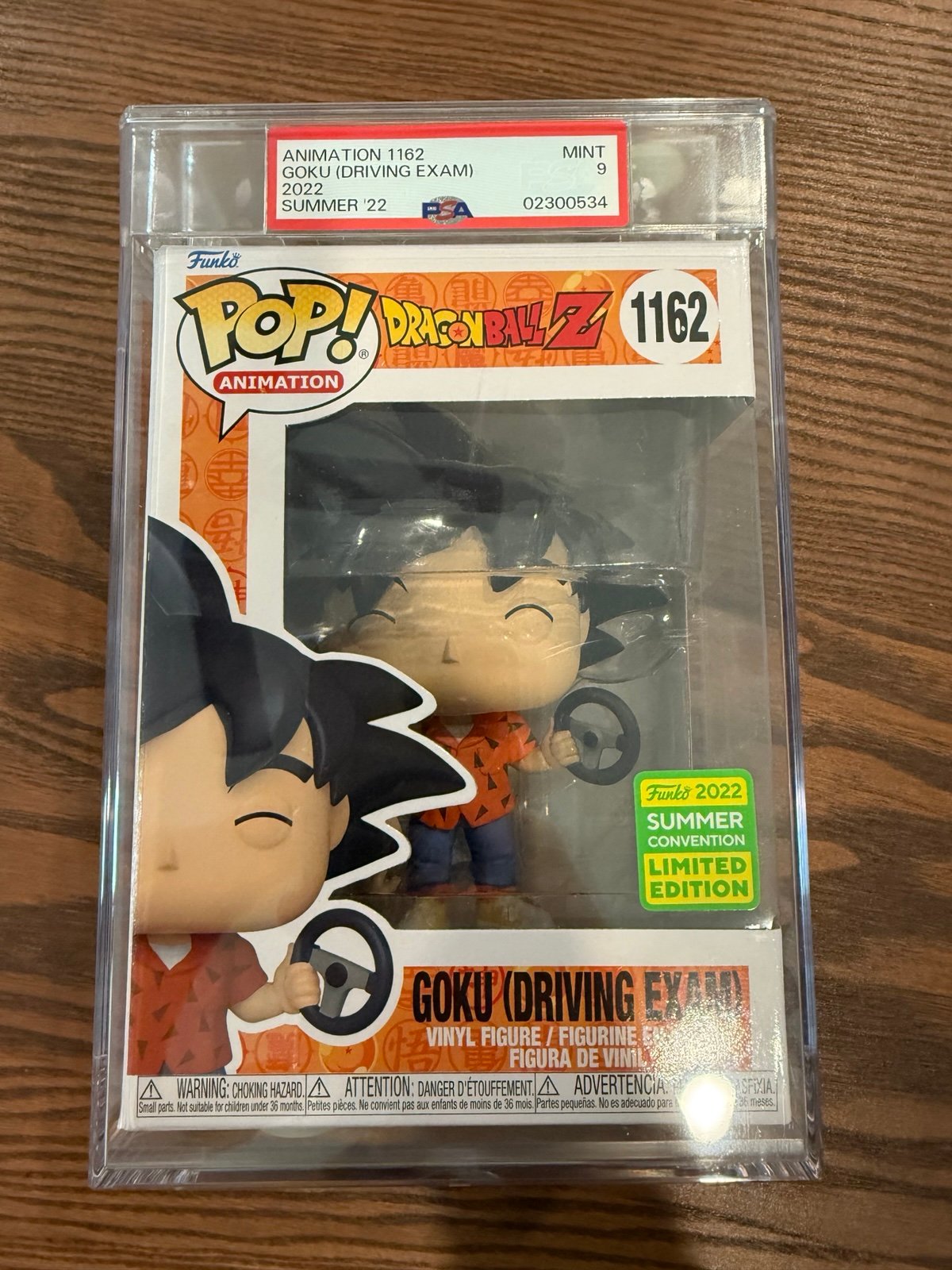 Goku Dragon Ball Z 1162 PSA Graded Funko Pop