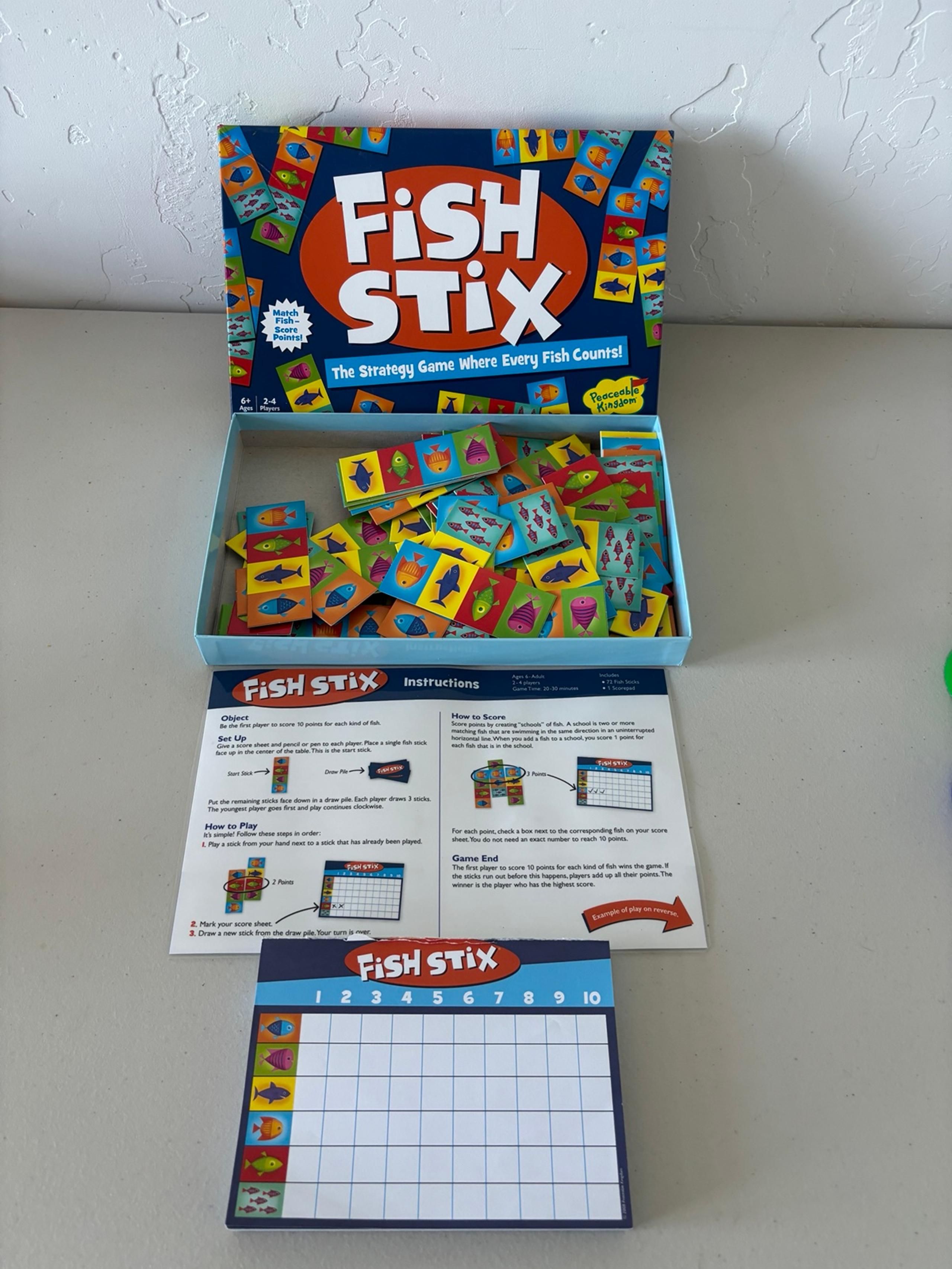 Fish Stix Game by Peaceable Kingdom