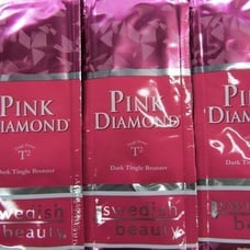 Swedish Beauty Pink Diamond Tingle PowerT2 Dark Bronzer Tanning Lotion 10samples