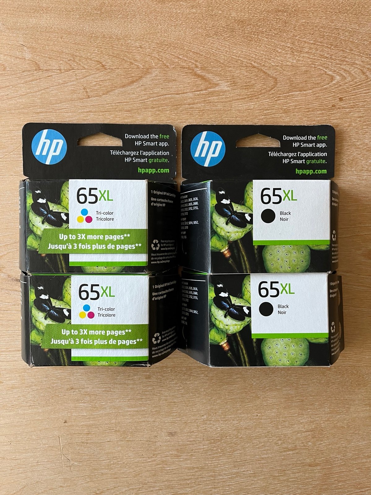 HP 65 printer ink LOT