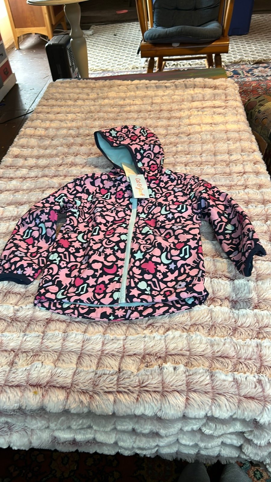 Cat & jack zip up Jacket size 4T
