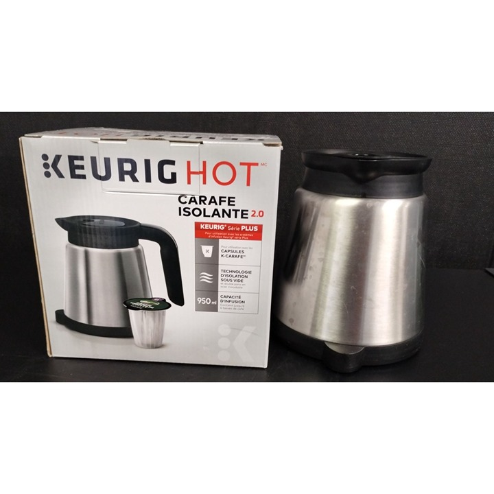 Keurig Hot Grey/Black Kitchen/Cookware/Thermal Carafe SKU 2544