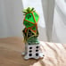 Melted Dice Succulent Planter - Unique Gaming Decor D20 Planter