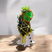 Melted Dice Succulent Planter - Unique Gaming Decor D20 Planter