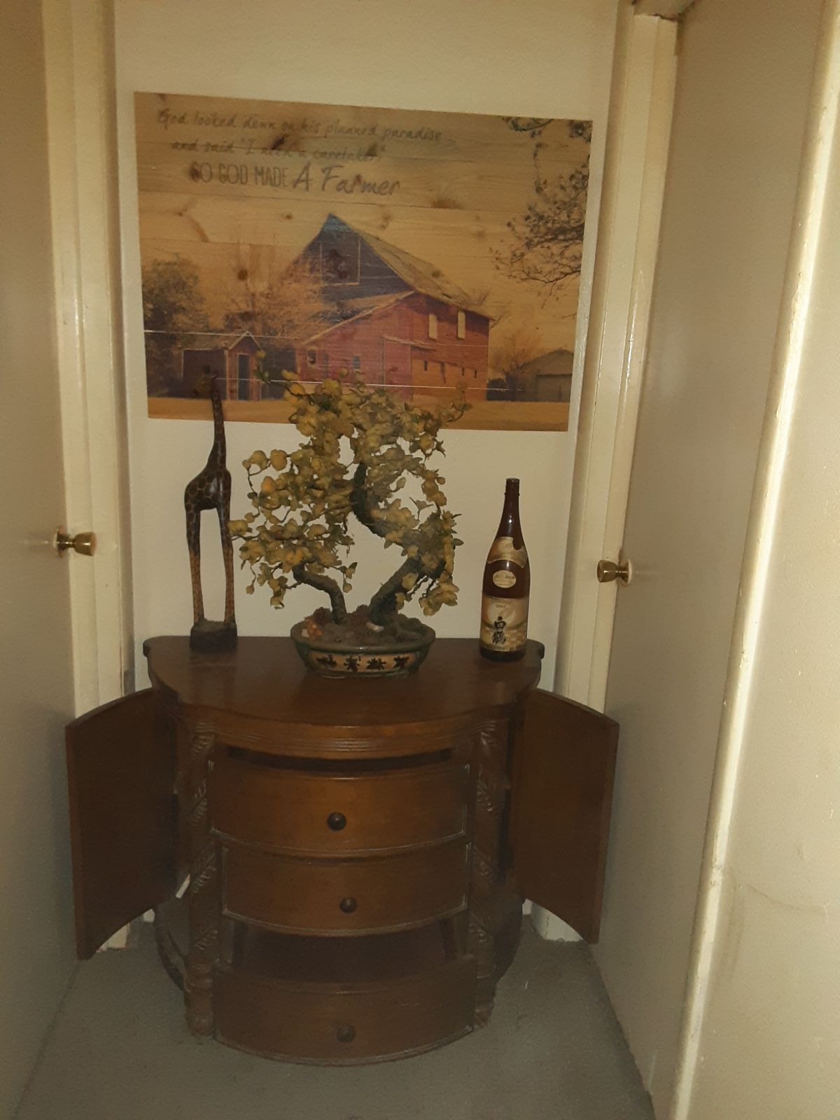 Super old antique stand painting and ect