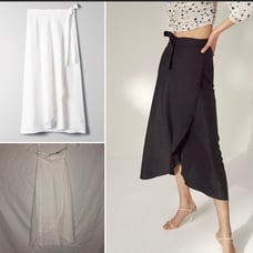 White Aritzia Eleta Skirt