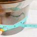 VNT Georges Briard Ice Bucket Tortoise Marbled Vinyl Handle Barware