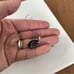 BBJ | 925 Sterling Silver & Onyx Halo Gemstone Pendant Necklace Chain Adjustable
