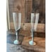 VINTAGE ARTHUR COURT CHAMPAGNE FLUTES Set 1986 glasses wedding anniversary