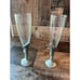 VINTAGE ARTHUR COURT CHAMPAGNE FLUTES Set 1986 glasses wedding anniversary