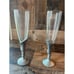 VINTAGE ARTHUR COURT CHAMPAGNE FLUTES Set 1986 glasses wedding anniversary