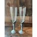 VINTAGE ARTHUR COURT CHAMPAGNE FLUTES Set 1986 glasses wedding anniversary
