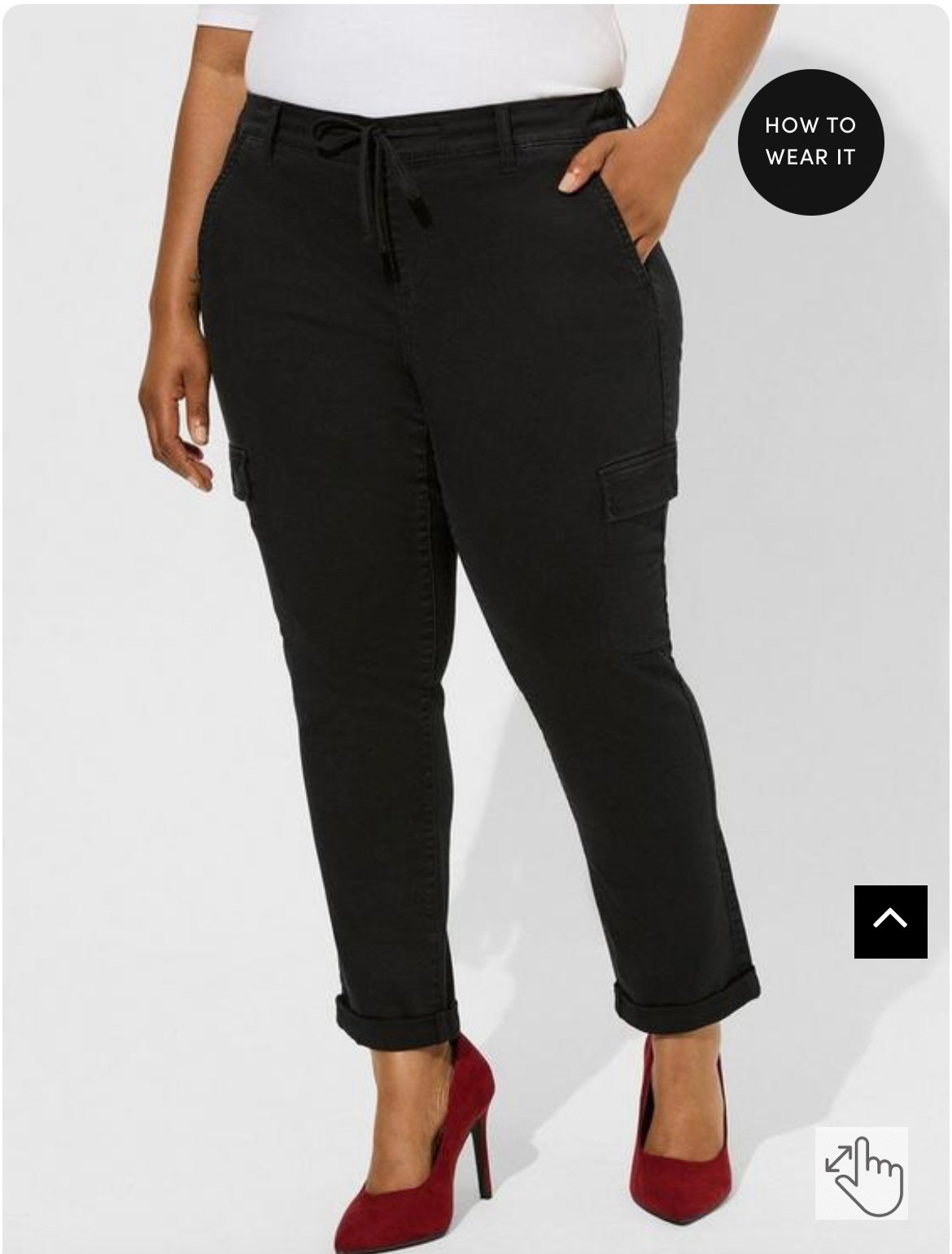 Torrid black cargo pants