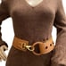 Genuine Italian leather women’s belt(L)