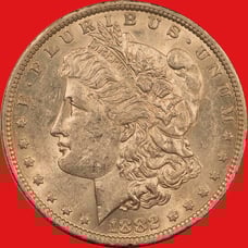 1882 O/S Morgan Dollar Known as the error coin read description