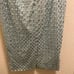 Mestiza New York Blue Sequin Floral Beaded Midi Skirt Size 6 New With Tag RARE