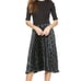 Theory Zeyn Pleated Dotted Chiffon Skirt Size Large